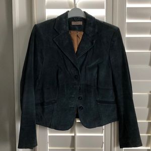 Women’s ie suede leather blazer size small